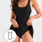 👙Last Day Sale 49% OFF💃Women's One Piece Tummy Control Tie Knot Swimsuit