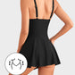 👙Last Day Sale 49% OFF💃Women's One Piece Tummy Control Tie Knot Swimsuit