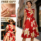 🎁 Limited Time Gift! Free Heart Necklace 💖🔥50% OFF Half Price 👗Women's Sleeveless Floral Print Dress, Lightweight Flowy Summer Dress for Party, Beach & Daily Wear