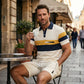 📢📢FREE SHIPPING & ONLY $49.99 FOR THE WHOLE 2 PIECES Outfit⏳LAST DAY SALE 60% OFF !!📢Men's Two-Piece Shirt and Shorts Set, Soft Breathable Casual Short Sleeve Top & Shorts Loungewear Set For Daily Summer Wear