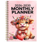 🐮 LIMITED-TIME 50% OFF! ✨ 2026–2030 Monthly Planner — Cute Highland Cow 5-Year Calendar, Large Monthly Blocks 📔