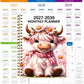 🐮 LIMITED-TIME 50% OFF! ✨ 2026–2030 Monthly Planner — Cute Highland Cow 5-Year Calendar, Large Monthly Blocks 📔
