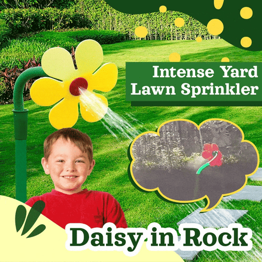 🔥50% OFF 🌼🚿Dancing Daisy Garden Sprinkler💦, Auto Rotating Flower Shape Lawn Water Sprayer, Wide Coverage Gentle Water Spray for Yard Gardening & Kids Summer Water Fun