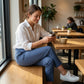 ⏳LIMITED OFFER 70%OFF🌞Women’s Fitted High-Waisted Zip-Pocket Trousers - 👖Lightweight, Breathable, Soft 26"/27" Ankle Pants with Zipper Pockets
