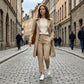 ⏳LIMITED OFFER 70%OFF🌞Women’s Fitted High-Waisted Zip-Pocket Trousers - 👖Lightweight, Breathable, Soft 26"/27" Ankle Pants with Zipper Pockets