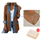 ⌛⏰Last Day 50% OFF🎁🧥Women's Elegant Denim Spliced Ribbed Knit Coat