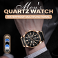 🛒FREE SHIPPING！！⌚ LIMITED TIME 50% OFF! 💧 Men’s Waterproof Multifunctional Quartz Watch – Chronograph, Luminous, Stainless Steel ⏱️