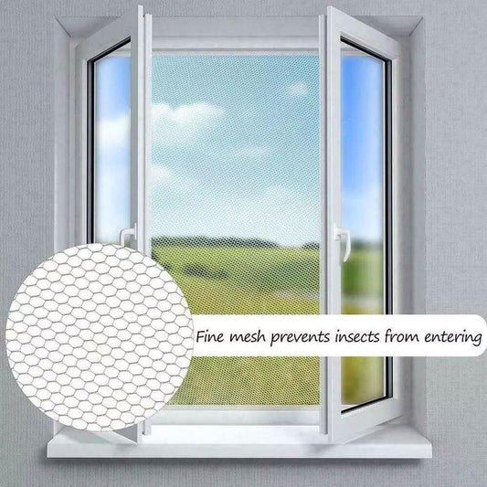 Limited-time 50% discount！！！ ✨3-Second Fit Window Mesh 🌬️ Ultra-fine 1.0mm mesh 🦟 Blocks virtually all bugs ✅ Breathable & invisible 🏡 Trusted by thousands of UK homes for a bug-free summer!