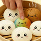 🥳2026 HOT SALE💞50K+ SOLD!👵🥟Glitter Dumpling Squishy Steamer Blind Box Surprise Squeeze Fun✨