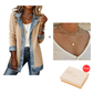 ⌛⏰Last Day 50% OFF🎁🧥Women's Elegant Denim Spliced Ribbed Knit Coat