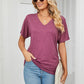💕New Arrival💕V-Neck Solid Color Loose Ladies Tops