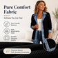⌛⏰Last Day 50% OFF🎁🧥Women's Elegant Denim Spliced Ribbed Knit Coat