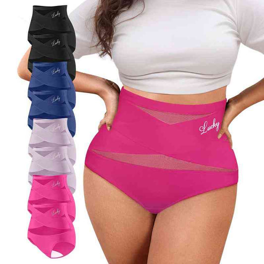 🔥50% OFF NOW!☁️Plus-Size High Waist Tummy Control Underwear, Seamless Breathable Panties ✨