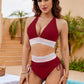 ⏰Last Day Special Price 🔥50%OFF ⛱️2026 High Waisted Tummy Control Color Block Bikini Sets, Flattering High Cut Two Piece Swimsuit for All Body Shapes