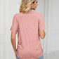 💕New Arrival💕V-Neck Solid Color Loose Ladies Tops