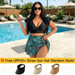 ⏰Last Day Sale 65% OFF Tropical Print Skirted Two Piece Swimsuit Quick Dry Beach Bathing Suit(💕Buy 2 Save Extra 10%& 📦Free Shipping)