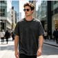 🔥50% OFF Half Price 👕Vintage Wash Oversized T-Shirt Casual Loose Daily Top