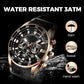 🛒FREE SHIPPING！！⌚ LIMITED TIME 50% OFF! 💧 Men’s Waterproof Multifunctional Quartz Watch – Chronograph, Luminous, Stainless Steel ⏱️