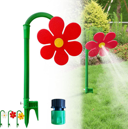 🔥50% OFF 🌼🚿Dancing Daisy Garden Sprinkler💦, Auto Rotating Flower Shape Lawn Water Sprayer, Wide Coverage Gentle Water Spray for Yard Gardening & Kids Summer Water Fun