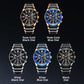 🛒FREE SHIPPING！！⌚ LIMITED TIME 50% OFF! 💧 Men’s Waterproof Multifunctional Quartz Watch – Chronograph, Luminous, Stainless Steel ⏱️