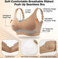 ⏰Final Day Clearance 65% Discount 🎁Only $13.33 Per Piece-Support Seamless Striped Bra, Wire-Free Breathable Everyday Bra