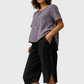 ⏳TIME-LIMITED SPECIAL ONLY $22.98!⏰ Women's Casual Solid Color Pocket Capri Pants, Soft Stretch Cropped Trousers Daily Walking Capris
