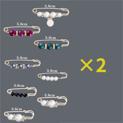 ✨ Buy 1 Get 1 FREE Pearl Corset Brooch | Elegant Waist & Collar Fashion Pin