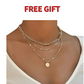 ⏰Last Day Sale 65% OFF🥰 💕V-Neck Solid Color Loose Ladies Tops🎁 Free Gift: One Multi-layer Stackable Necklace