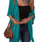 🔥This Week's Special Price:$29.99!!😍Women’s Oversized Knit Cardigan – Lightweight Crochet Tassel Kimono for Spring & Summer 🌸 Free Gift 1 Pair of Sunglasses