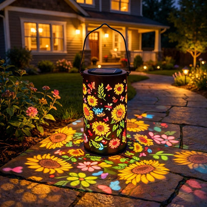 🌻✨ Colorful Sunflower Glow Solar Lantern — Fade-Resistant, Auto-On at Dusk, Waterproof for Patio & Garden Charm ✨🎨 Add vibrant, worry-free ambiance anywhere — no wiring needed.