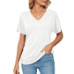 💕New Arrival💕V-Neck Solid Color Loose Ladies Tops