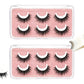 🎉2026 Sale Over 38K+ Sold!👁️Reusable Self-Adhesive False Eyelashes｜Glue-Free Natural Curly Press-On Lashes✨