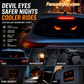 🚗👀 Solar Powered LED Car Warning Light | Catch All Eyes & Boost Driving Safety – Wireless, Auto-Sensing & Universal Fit ✨