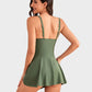 👙Last Day Sale 49% OFF💃Women's One Piece Tummy Control Tie Knot Swimsuit