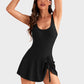👙Last Day Sale 49% OFF💃Women's One Piece Tummy Control Tie Knot Swimsuit