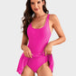 👙Last Day Sale 49% OFF💃Women's One Piece Tummy Control Tie Knot Swimsuit