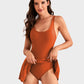 👙Last Day Sale 49% OFF💃Women's One Piece Tummy Control Tie Knot Swimsuit