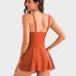 👙Last Day Sale 49% OFF💃Women's One Piece Tummy Control Tie Knot Swimsuit