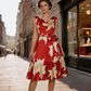 🎁 Limited Time Gift! Free Heart Necklace 💖🔥50% OFF Half Price 👗Women's Sleeveless Floral Print Dress, Lightweight Flowy Summer Dress for Party, Beach & Daily Wear