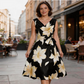 🎁 Limited Time Gift! Free Heart Necklace 💖🔥50% OFF Half Price 👗Women's Sleeveless Floral Print Dress, Lightweight Flowy Summer Dress for Party, Beach & Daily Wear