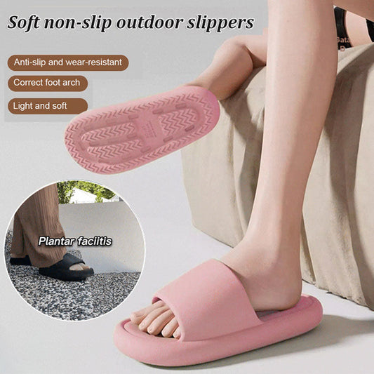 🔥50% OFF Non Slip Quick Drying Shower Slides, Soft Sole Bathroom Sandals Anti-Slip Bath Slippers for Indoor Home Pool Gym