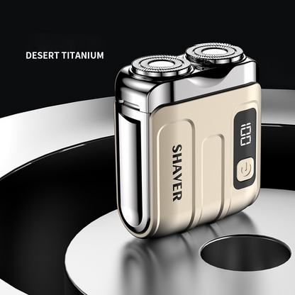 ⏳Time-Limited Special⏰Portable Mini Men's Electric Shaver – AI Beard Sensing, Magnetic Head, Fast Charge ✨