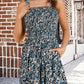 ⏰Hot Sale - 50% Off💃 Floral Print Sleeveless Shorts Jumpsuit with Pockets