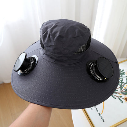 💥💥Free Shipping! 🎁Hot Sale 50%OFF💖Ultralight Solar Fan Sun Hat