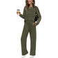 🥳💞50K+ SOLD⏳Limited-time 60% off⏰Women's Crew Neck Top & Drawstring Pants Set👚👖