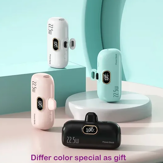 【Limited Offer 66% OFF!】 ChargeGo™ 5000mAh Mini Power Bank – Ultra-Portable & Universally Compatible🔋📱