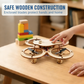 🎁🔥 HOT SALE 50%OFF 🔥🧩 DIY Wooden Drone Building Kit 🚁🎁Free "Reasons Why I Love You" Wooden Heart Puzzle Ornament