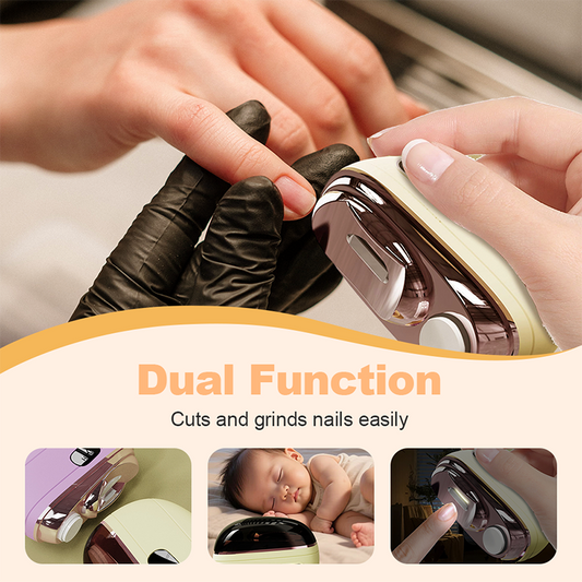 🌟59% off this summer⚡2-in-1 Electric Nail Clippers with File Function