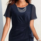 🔥LAST DAY SALE 50% OFF!!💃Elegant Fashion Solid Color Dress