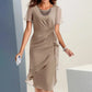 🔥LAST DAY SALE 50% OFF!!💃Elegant Fashion Solid Color Dress